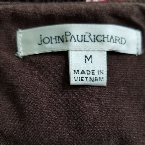 John Paul Richard Sleeveless Tank Maxi Dress Ruffle Size Medium - Picture 3 of 9